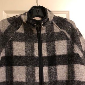Buffalo plaid cape